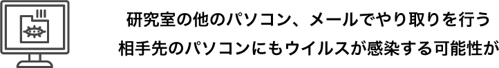 メール感染注意